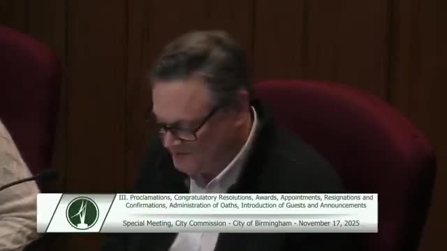 Commission confirms board appointments, swears in new appointees and welcomes clerk's intern