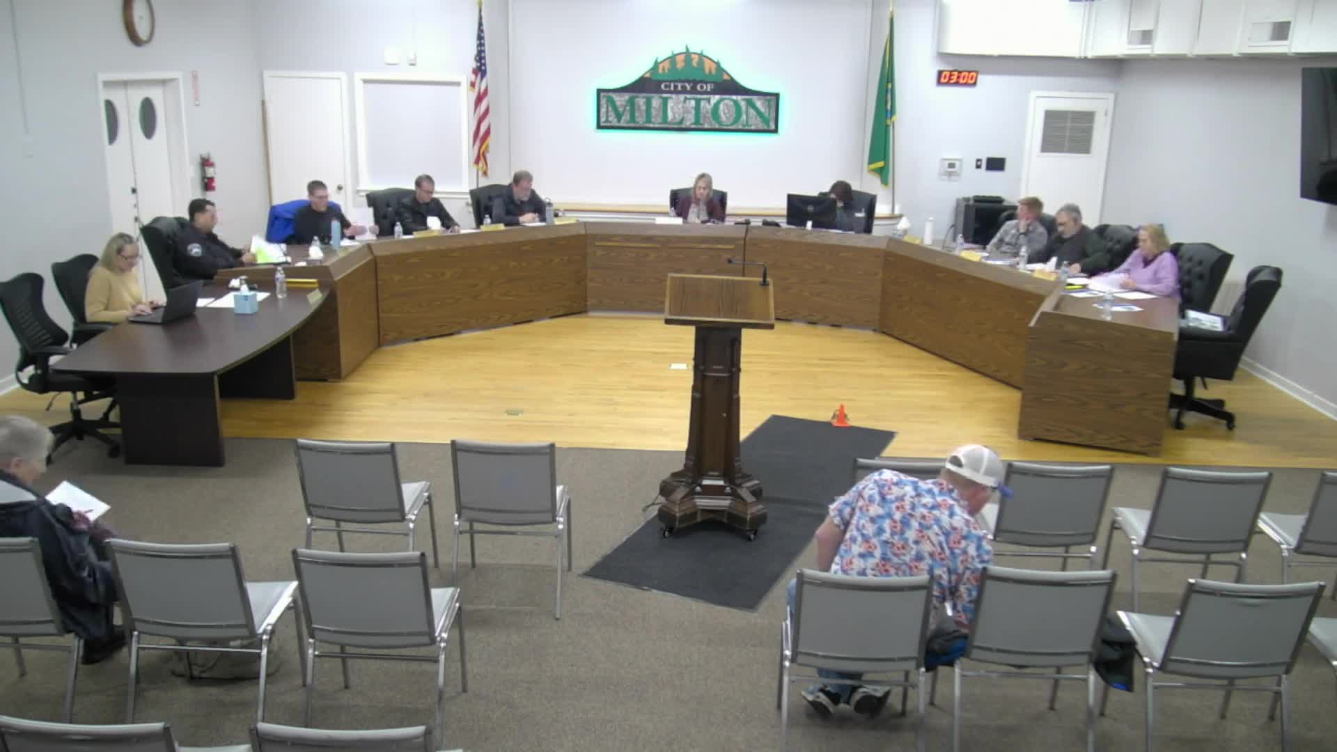 Milton council votes at a glance: consent agenda, judge reappointment and public‑defender contract amended