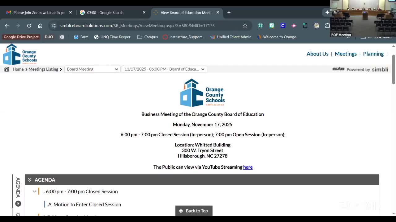 Board adopts agenda and consent items; meeting motions carried