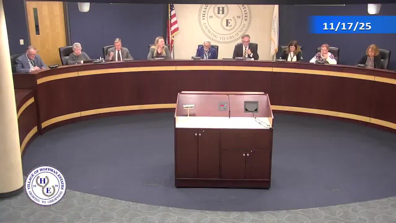 Hoffman Estates board approves $5.84 million in bills, transportation agreements and liquor-license updates