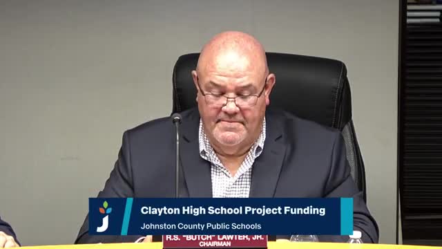 Johnston County commissioners approve $129.38 million to rebuild Clayton High School
