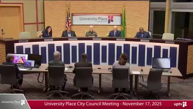University Place council adopts 1% property tax levy increase for 2026, funds dedicated to public safety