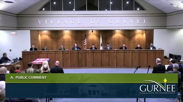 Gurnee Village Board approves consent agenda, sign permit, equipment and roofing contracts