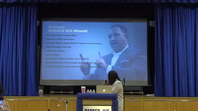 Retired Naperville detective tells Flossmoor parents to collect five pieces of evidence before reporting online abuse