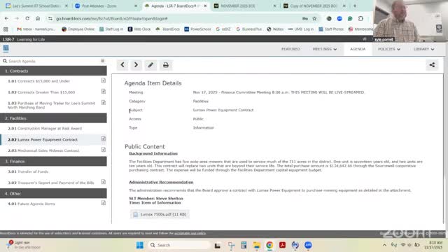Lee's Summit North HVAC replacement to be funded by bond; equipment cost and implementation timeline presented