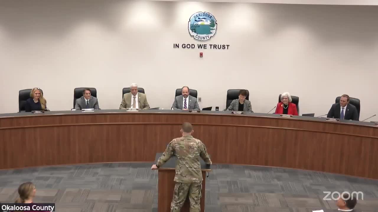 Hurlburt Field commander presses county for help on traffic, housing and family services