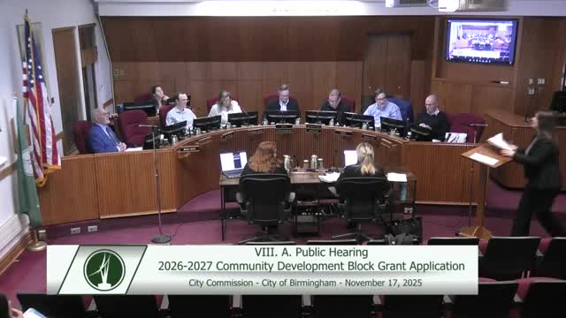 Commission approves 2026 CDBG application allocating $34,052 for yard services and accessibility work