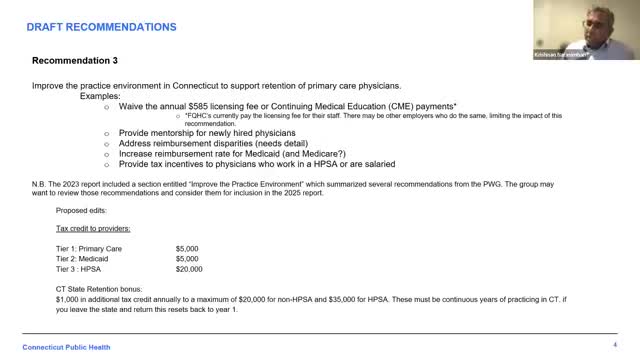 Connecticut advisory committee prioritizes three funding proposals to bolster primary care workforce
