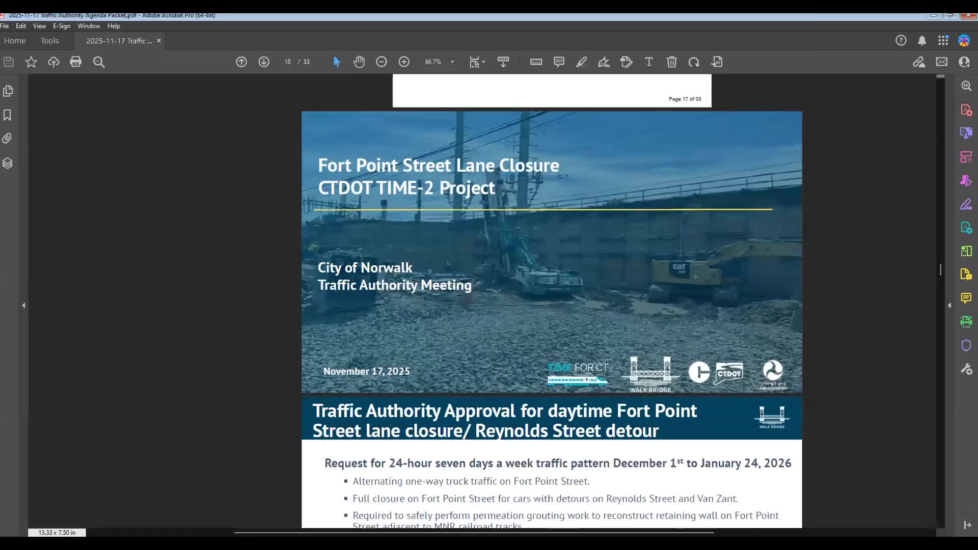 Norwalk authority approves 24/7 detour for Fort Point Street retaining-wall work
