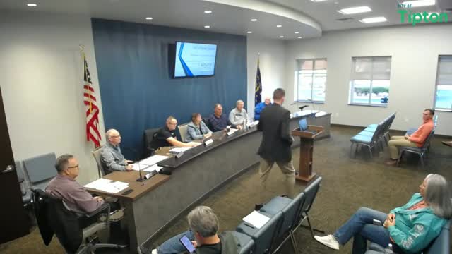 Tipton utility consultant proposes higher water, wastewater bills; board previews 2026 action