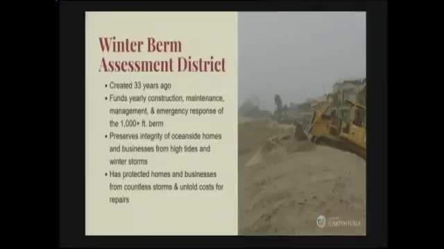 Carpinteria City details proposal to update Winter Berm assessment after decades without change