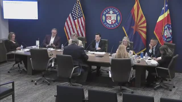 Maricopa supervisors set hearing on de‑annexation from Avondale; developer to fund improvements