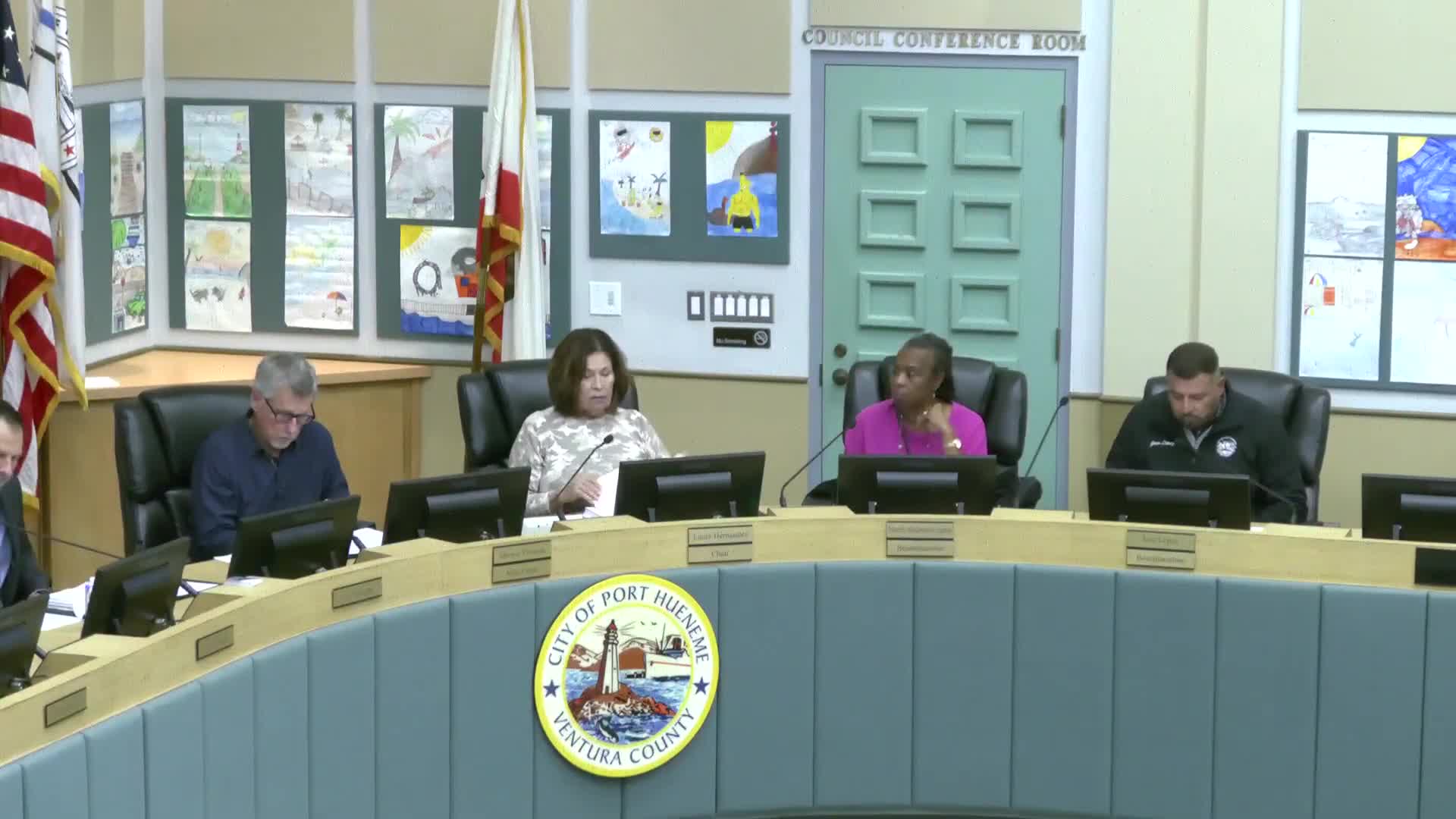 Port Hueneme Water Agency holds closed session on potential litigation over regional water credits; no reportable action