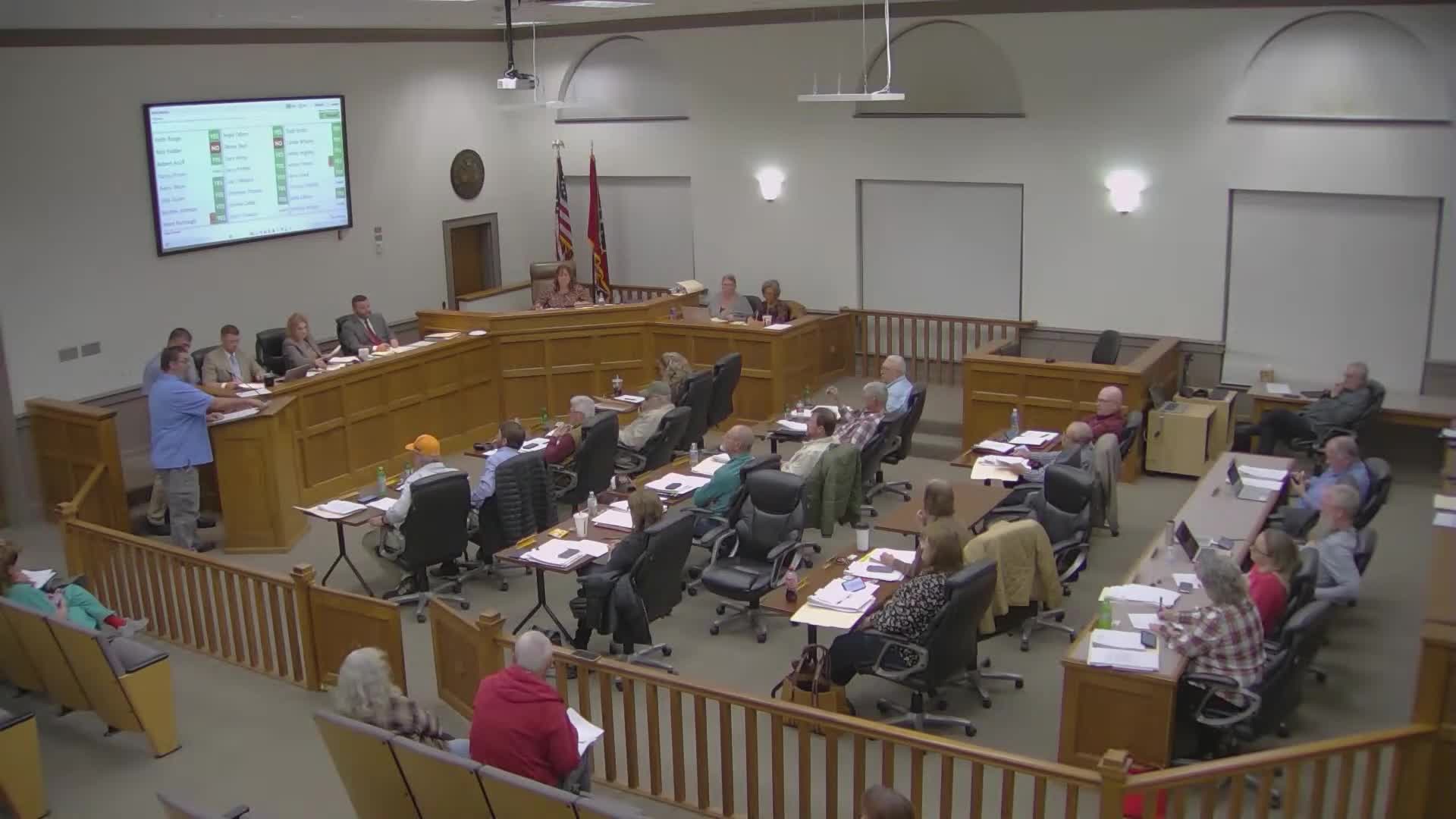 Carter County Commission approves routine spending and considers temporary bridge lease after TDOT order