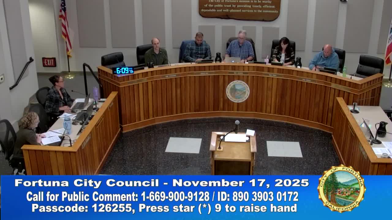 Fortuna council approves hiring freeze to offset police wage increases; union thanks council