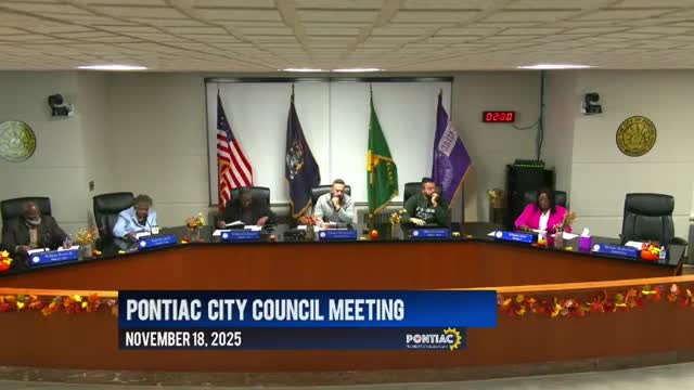 Pontiac council accepts litigation recommendation in closed session for Washington v. City of Pontiac