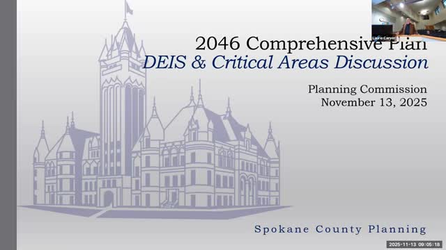 Spokane County staff preview DEIS, urge policy choices on aquifer, wetlands and how to house projected growth