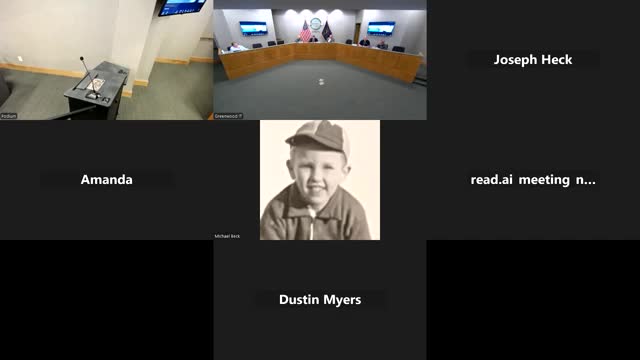 Residents and engineer tell Greenwood board recurring drainage and a five‑month backyard flood demand study and maintenance