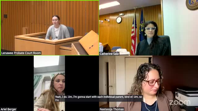 Caseworker: parents partially compliant; recommends trauma assessment and couples counseling