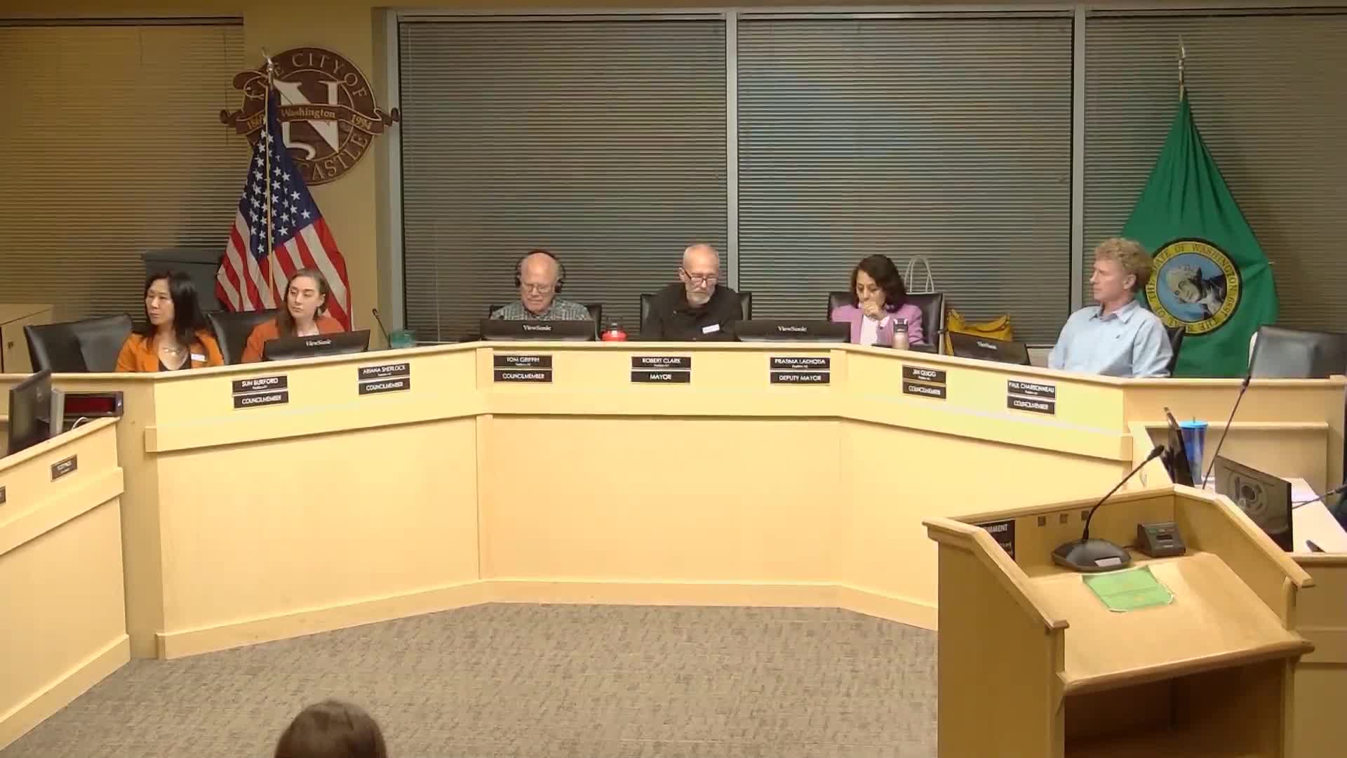 Council holds first reading of forged fiber franchise; second reading set for Dec. 2