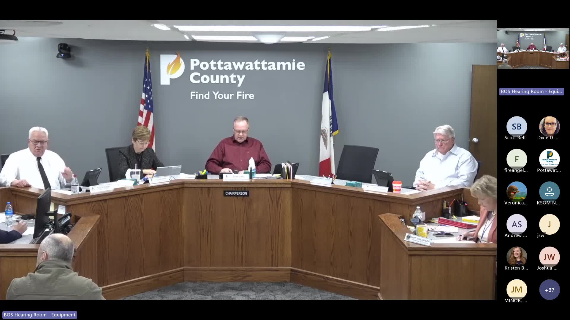 Pottawattamie County approves four full‑time 9‑1‑1 call‑taker positions; board to identify funding