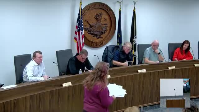 Commissioners accept Purdue Extension contract and approve Howard Haven residency