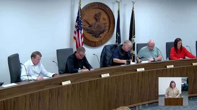 Howard County approves $188,109.76 tractor purchase and authorizes pursuing diesel contract after bids read