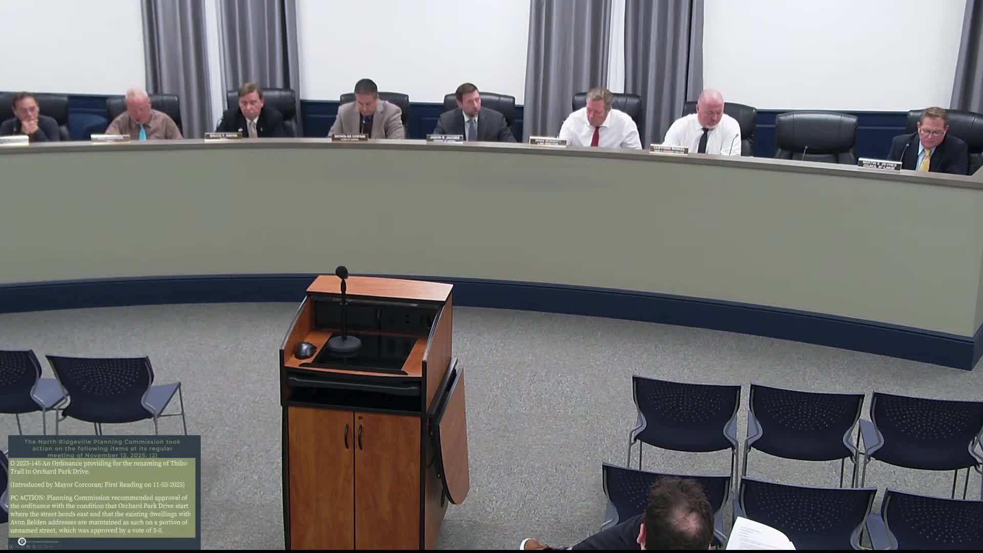 Council approves street renaming, advances zoning code changes and design‑standards reviews