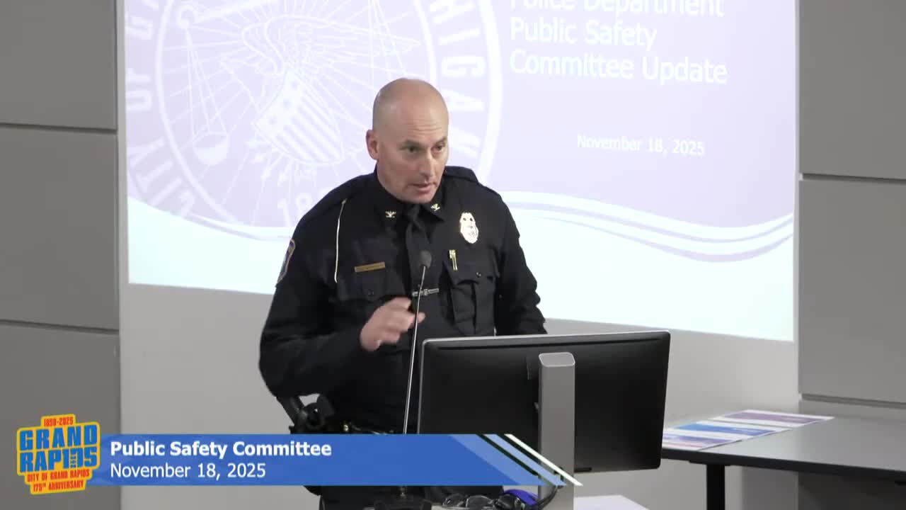 Grand Rapids police report declines in auto thefts and shootings; commissioners seek disaggregated assault data