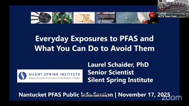 Silent Spring scientist outlines PFAS health risks, research and community resources