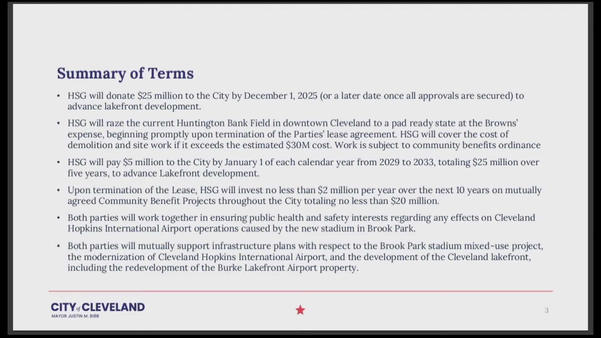 Administration outlines $100 million settlement package as Cleveland council committee presses for oversight and detail