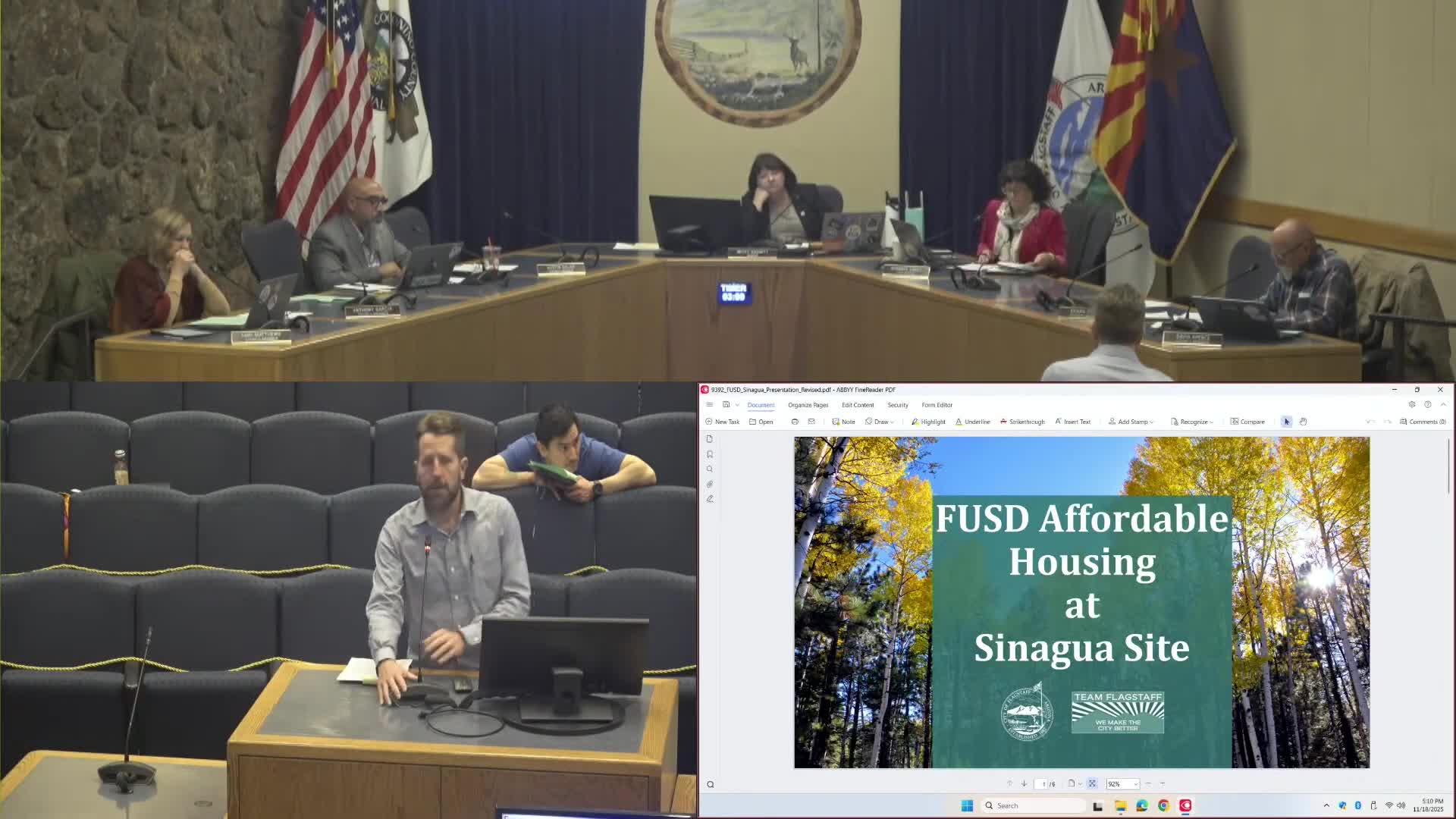 Flagstaff council authorizes first steps to use FUSD land for affordable housing; ordinance read for first time