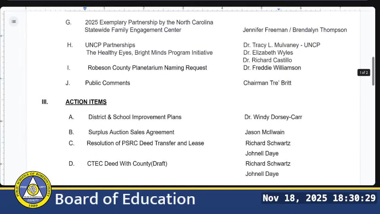 UNCP outlines optometry school, proposes ‘Healthy Eyes, Bright Minds’ vision program for Robeson students