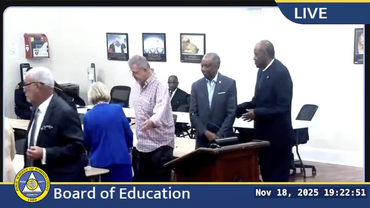 Board approves school plans, surplus sales and property conveyance; personnel approvals follow closed session