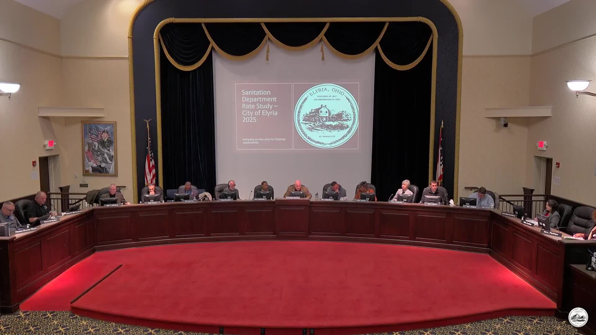 Consultant recommends 5% annual increases to shore up Elyria sanitation fund; council refers rates to finance committee