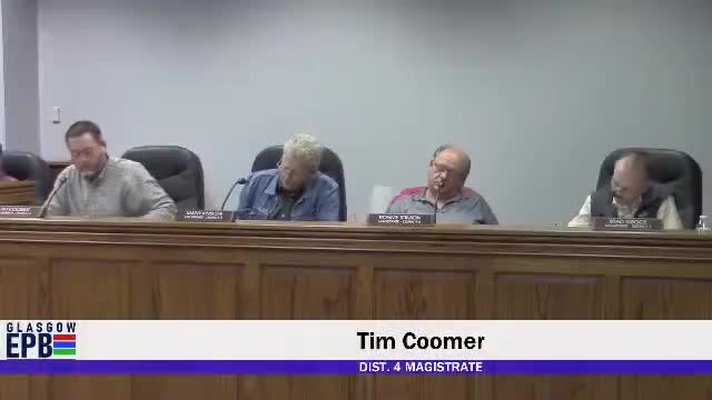 Barren County Fiscal Court approves FEMA-backed road repairs, equipment lease swap and a series of contractor payments