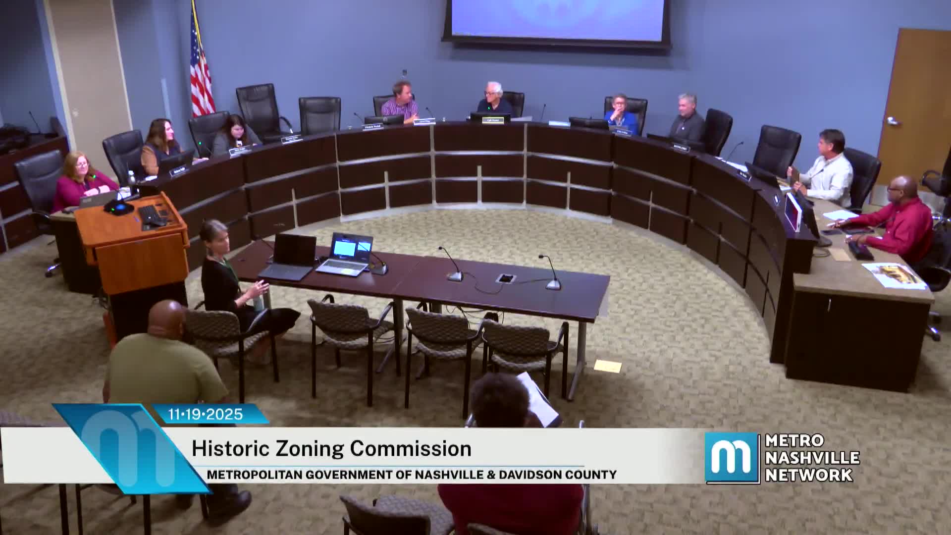 Historic Zoning Commission adopts rules-of-order changes including chair vote and public comment period