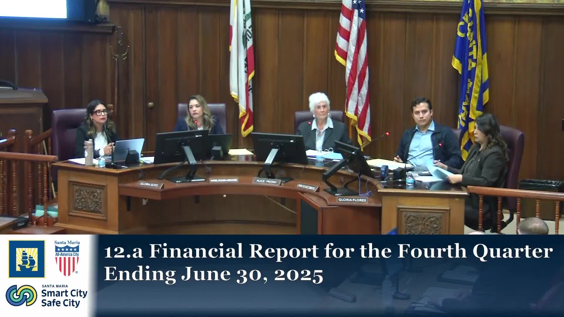 Santa Maria posts year‑end surplus but city faces structural deficit; staff to return with action items
