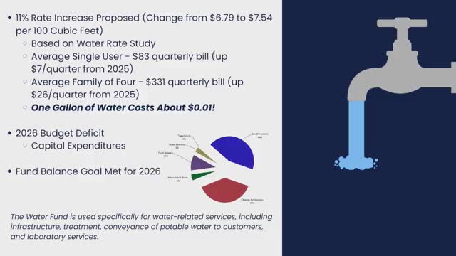 Carlisle staff proposes 11% hike in water rates to fund main replacements, tank project and PFAS work