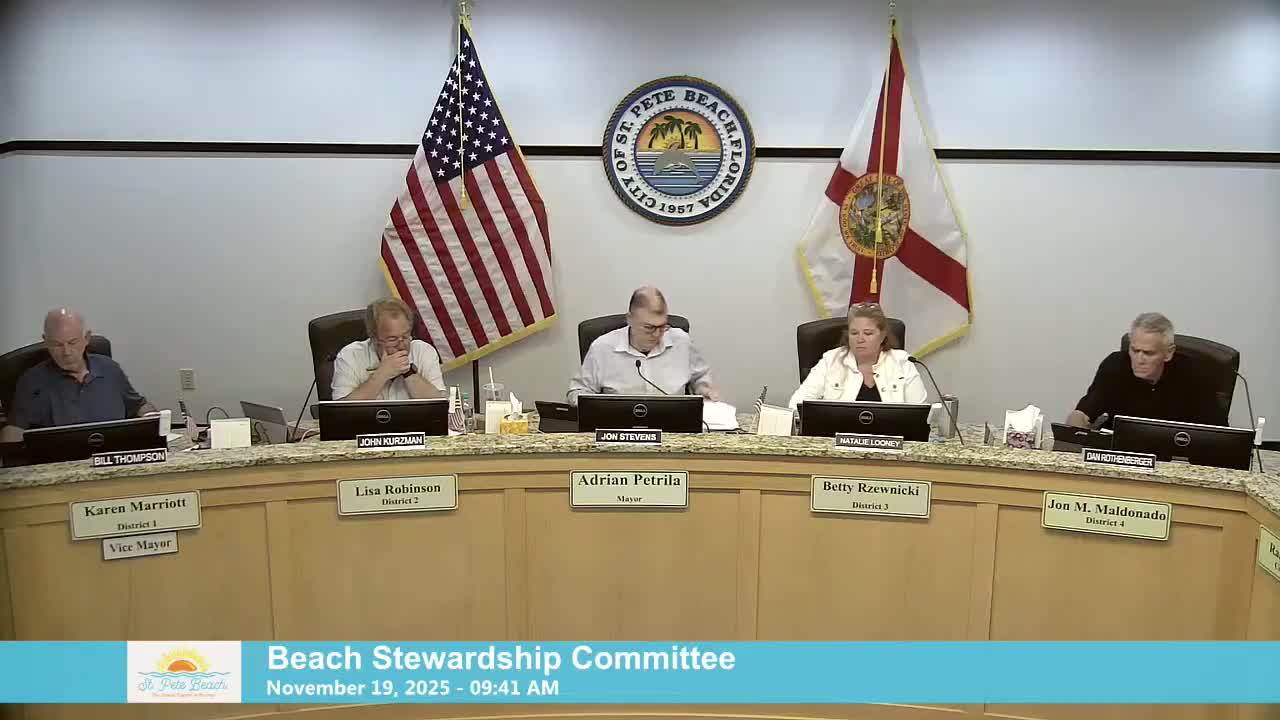 St. Pete Beach advisory committee backs consolidated beach ordinance with edits