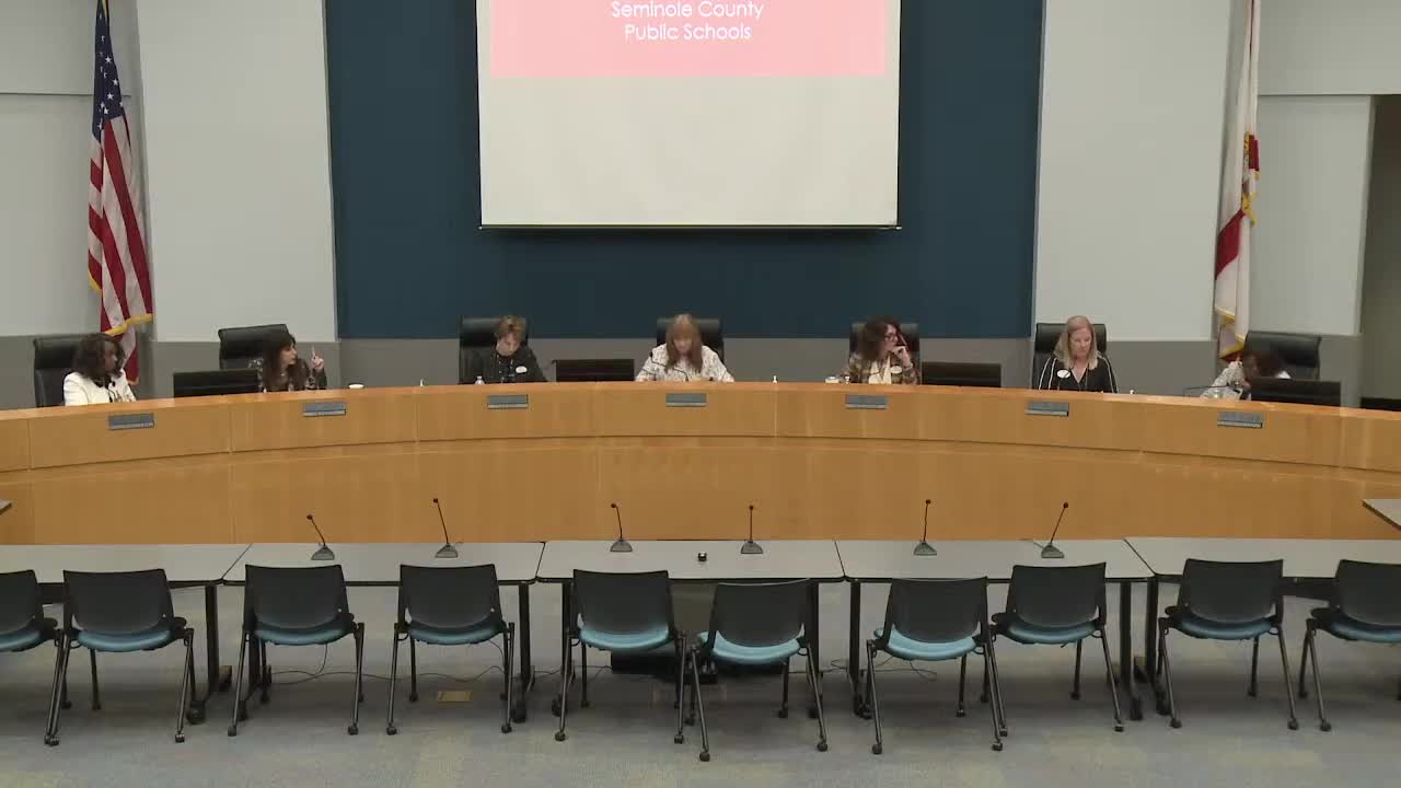 Seminole County School Board elects Dellinger chair, Garrick vice chair at reorganization meeting