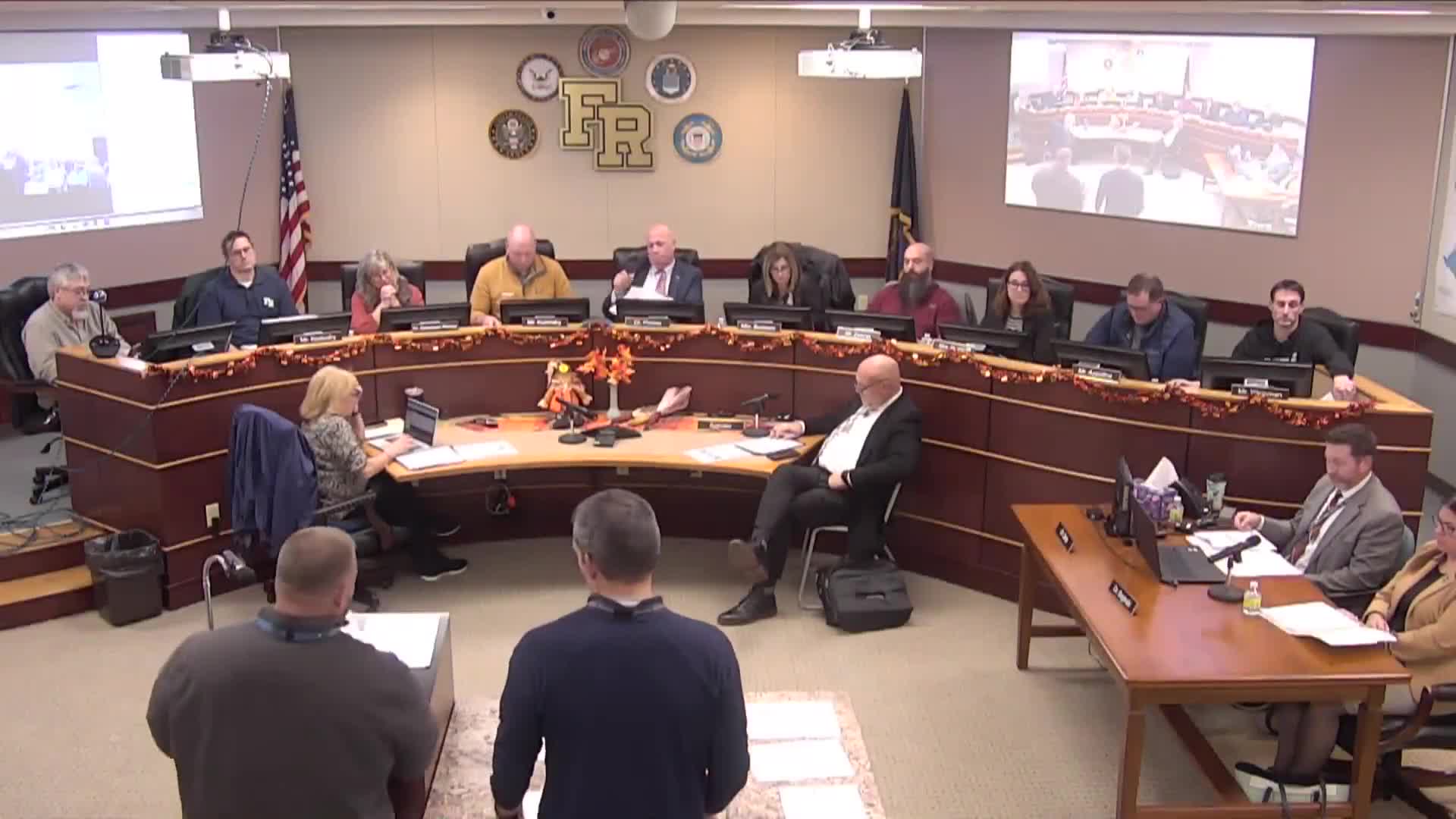 Franklin Regional board approves authorization to pursue $10M field renovation financing after wide-ranging presentation and public comment