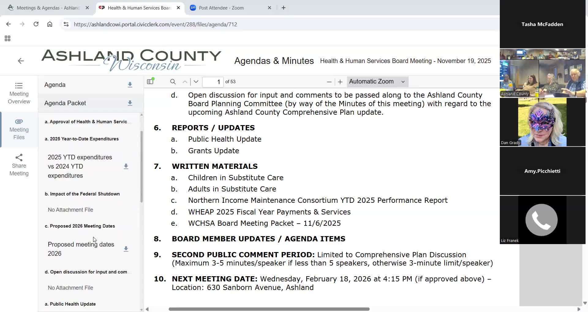 Public health: immunization clinics, naloxone distribution expand; recovery housing grant awarded but federal oversight uncertain