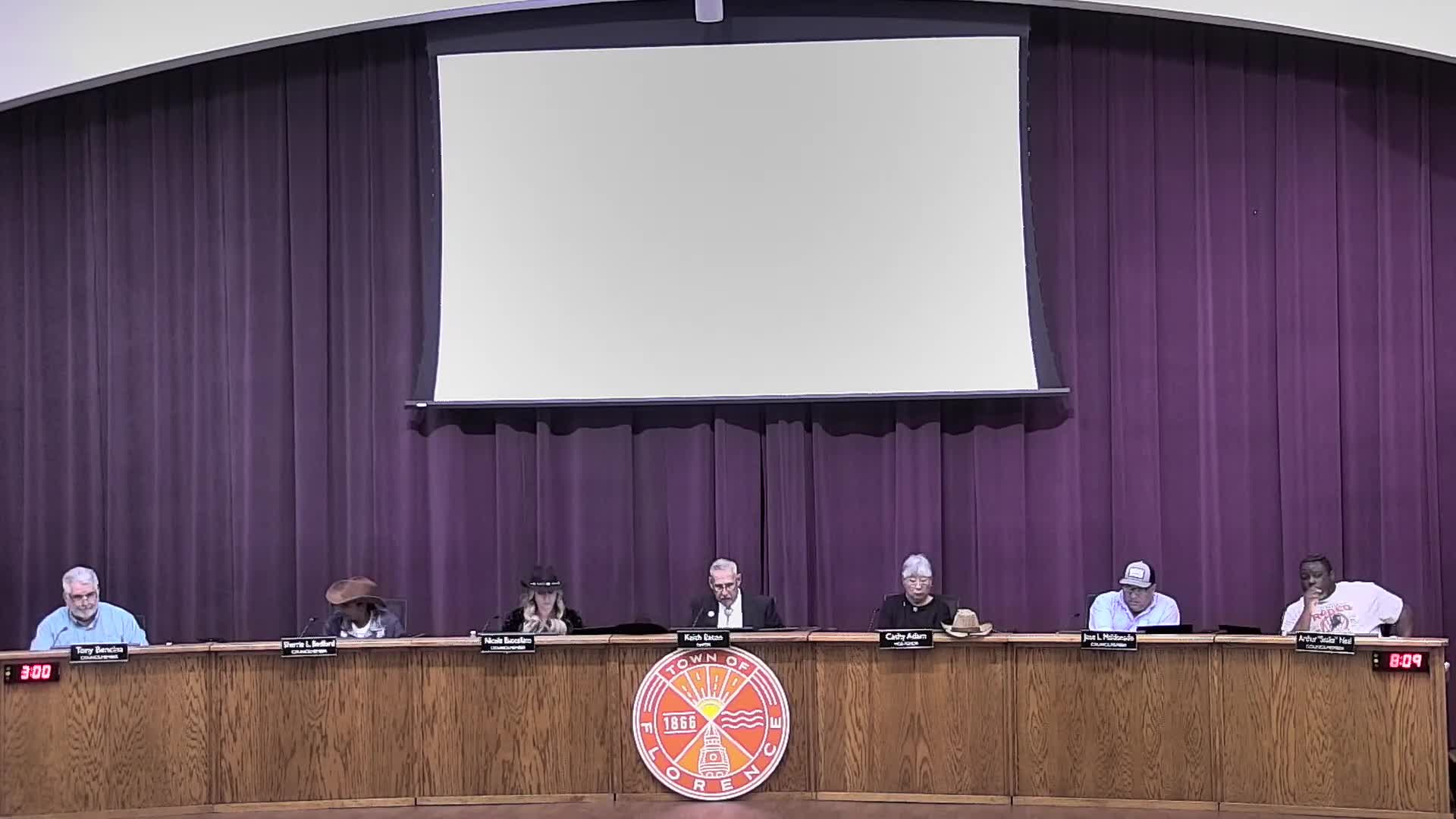 Florence council approves multiple rezonings, mining permit and equipment purchases; disapproves one electronic sign