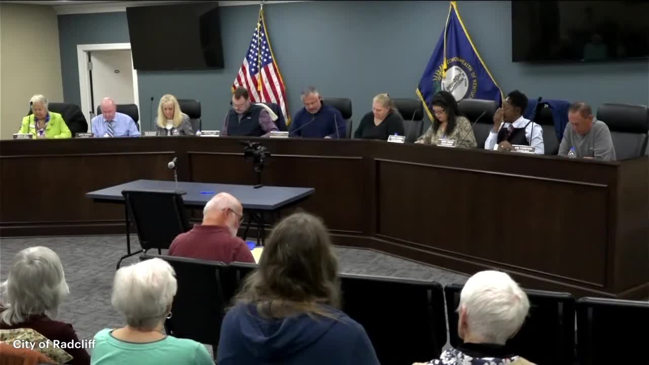 Radcliff council holds first reading to rezone 238 Cedar Oak Drive