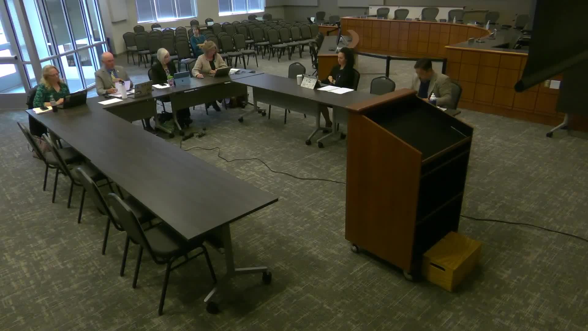 Policy committee to redline social-media guidance after broad discussion on scope and review schedule