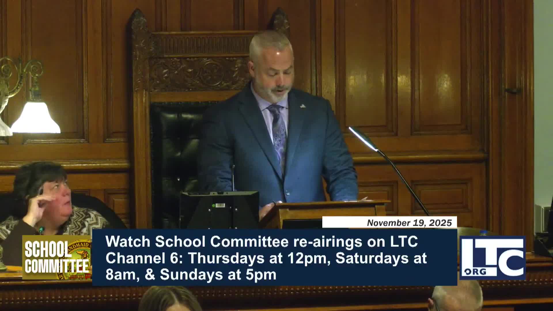 School Committee approves schedule change, superintendent reports, donations, home‑education requests and travel