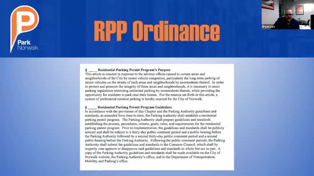 Norwalk Parking Authority authorizes consultant to design residential parking permit program