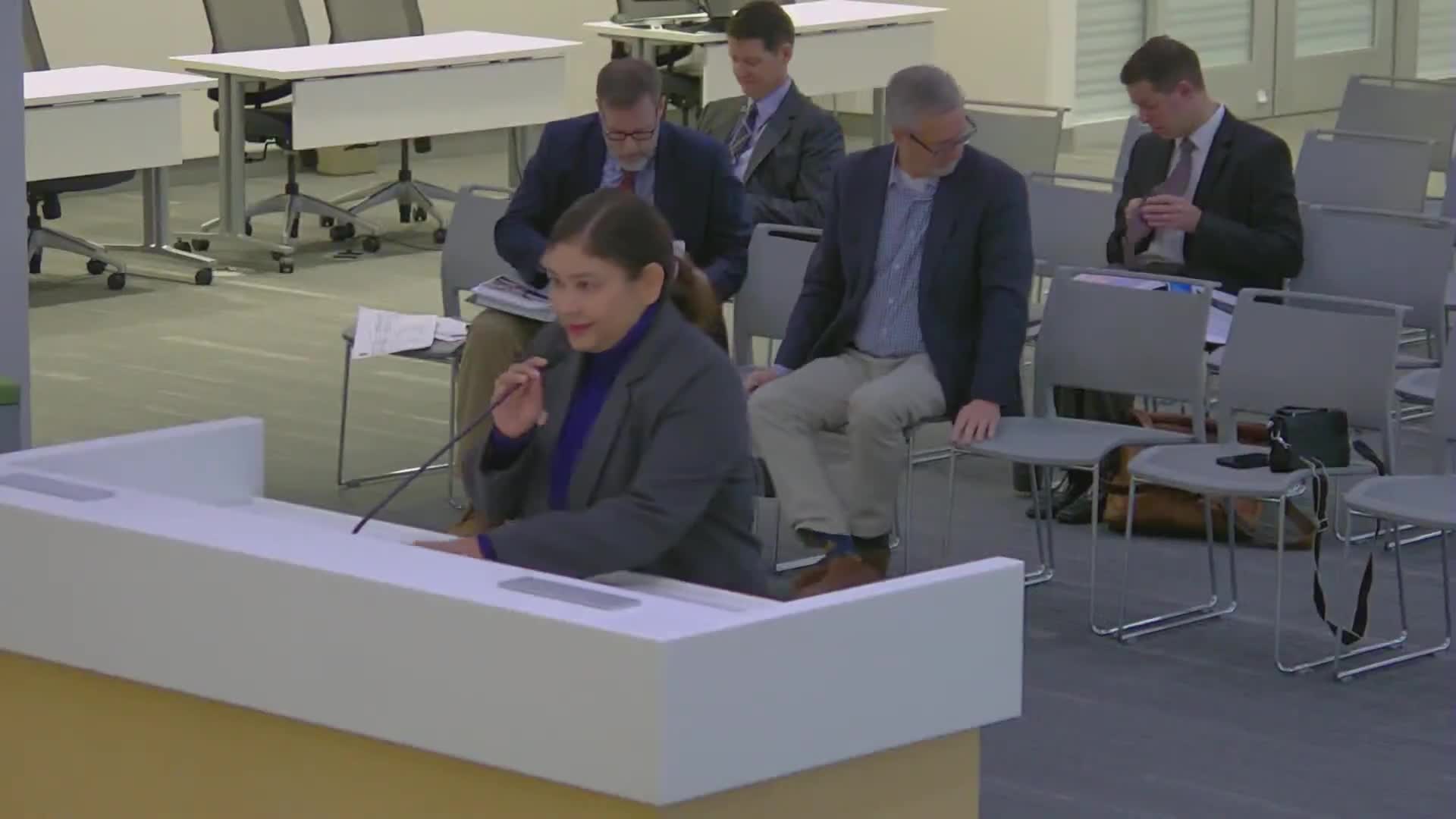 Visiting fellow from Nepal introduces fellowship placement to Public Works committee