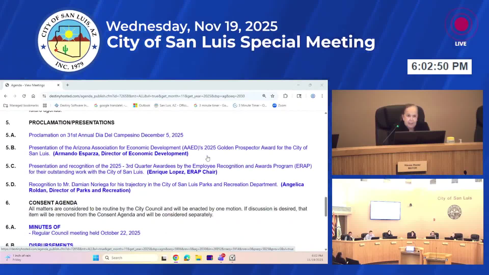 San Luis council issues Día del Campesino proclamation and recognizes businesses and employees